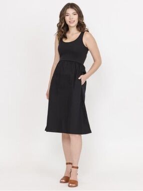 Warehouse One Women's Combination Midi Dress Size Large - NWT